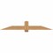 Ekena Millwork Eugene Smooth Timber Gable Bracket, Western Red Cedar, 72"W x 12"H x 1 1/2"D x 5 1/2"F, 4/12 Pitch GBW072X12X0206EUG00SWR - alternate 1